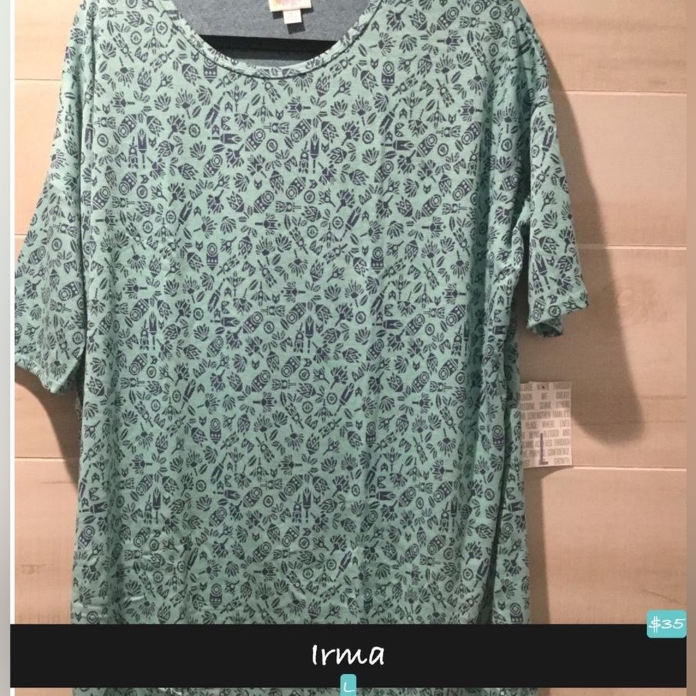 NWT LuLaRoe Irma Tunic L